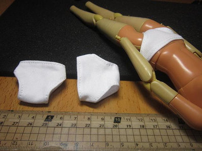 RJ3休閒部門 氣質正妹1/6白色女偶內褲一件 mini模型