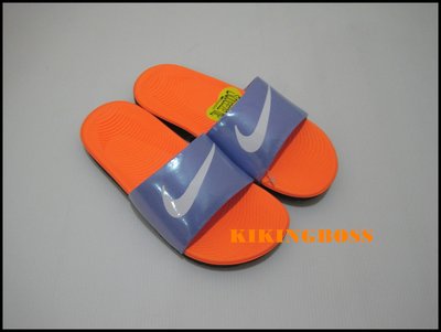 【喬治城】NIKE KAWA SLIDE SE (GS) 女 淡紫/橘 拖鞋 AJ2503001