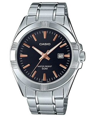 【天龜 】CASIO 潮流簡約紳士不鏽鋼腕錶 MTP-1308D-1A2