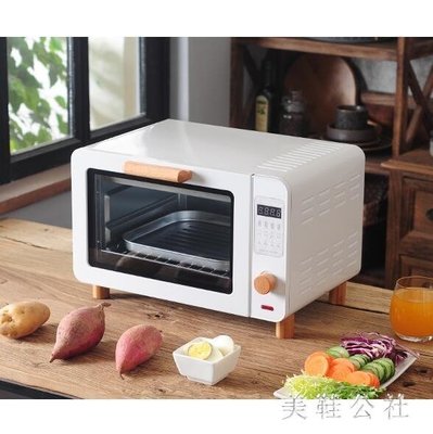 現貨熱銷-220V烤箱家用復古智能烘焙小電烤箱多功能全自動烤箱2769CFLP