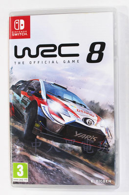 Switch NS 世界越野冠軍賽 8 WRC 8 拉力錦標賽車 (國際版 中文版)**(二手商品)【台中大眾電玩】