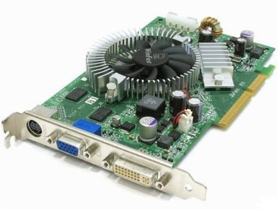 麗臺 A7300GT TDH 3D圖形加速卡、AGP介面、256MB、DDR2、128Bit【燒機測試良品顯示卡】