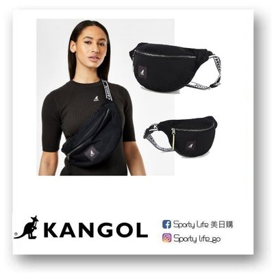 【SL美日購】Kangol BumBag 腰包 側背包 肩背包 小腰包 斜背包 包包 黑色 英國代購 袋鼠