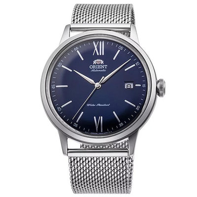 「官方授權」ORIENT東方錶 男 時尚簡約米蘭帶機械腕錶(RA-AC0019L)