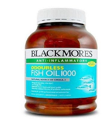 澳洲無腥味魚油 blackmores魚油 百麗康澳佳寶 400粒/瓶