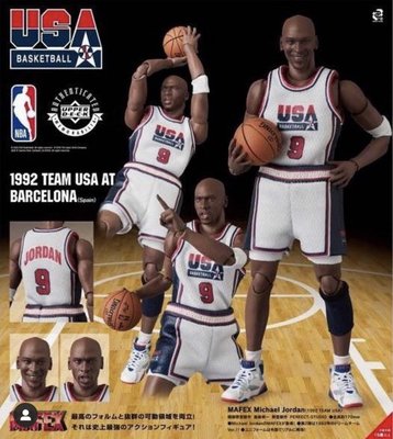 BEETLE MAFEX MICHAEL JORDAN NBA 麥可 喬丹 1992 美國隊 NO.132 可替換公仔