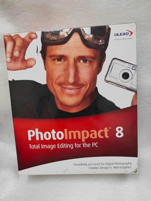 PhotoImpact 8.0 影像編輯 光碟片 原廠外盒 多國語言使用手冊 繁體中文