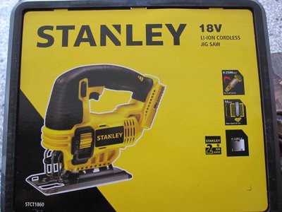 阿銘之家(外匯工具)史丹利充電手提線鋸機-18v-雙電池-全新公司貨