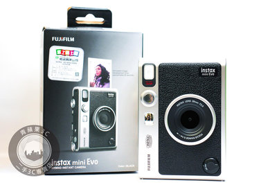【台南橙市3C】Fujifilm Instax mini Evo 黑色 極新品 公司貨 保固2025-3 二手 拍立得 相機 #88197