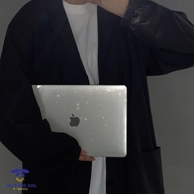 【筆電保護】IDLE 「透明閃粉」適用於蘋果電腦MacBook筆電AIR簡約保護殼pro 防摔 全包