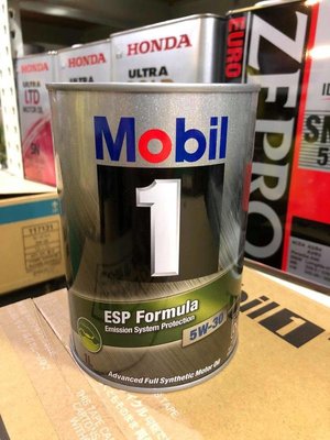 『油工廠』Mobil 1 ESP 5w30 全合成機油 汽/柴油車 C3 229.51 日本原裝 鐵罐 1L