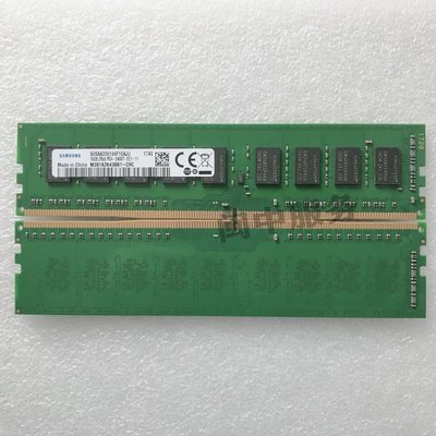 三星 M391A2K43BB1-CRC 16G 2400 UDIMM DDR4 純ECC 伺服器記憶體條