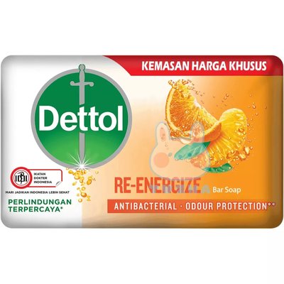 【Dettol 滴露】抗菌香皂-能量柑橘(100g)【2499】