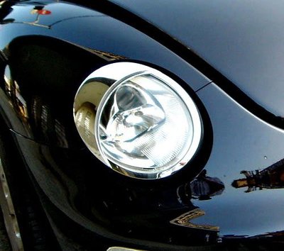 【JR佳睿精品】福斯 VW BEETLE 金龜車 99-05年 鍍鉻大燈框 頭燈框 改裝 配件 精品