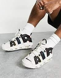 【流行潮品】Nike Air More Uptempo 大AIR 皮蓬 白黑休閒運動鞋 DM1297-100男鞋