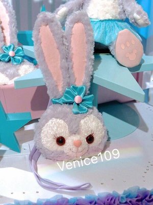 Venice維娜絲日本連線代購東京迪士尼海洋樂園新角色～史黛拉兔StellaLou票卡夾零錢包#現貨