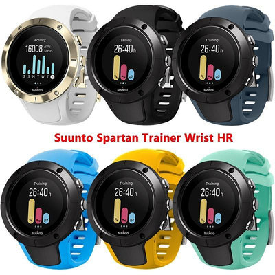【熱賣下殺價】錶帶 手錶配件 替換錶帶 Suunto Spartan Trainer Wrist HR錶帶頌拓硅膠運動錶