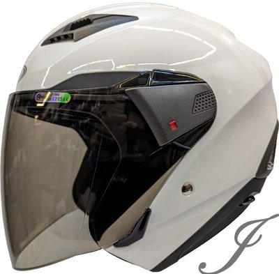 《JAP》瑞獅 ZEUS 611F 素 亮白 加大款 安全帽 半罩式 全可拆洗 ZS-611F📌送現折200元
