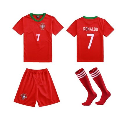2022國家隊兒童足球服葡萄牙巴西德國阿根廷西班牙球衣尤文球服2022 national team children's