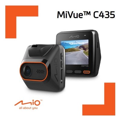 【贈32G】Mio MiVue™ C435 1080P GPS 行車記錄器 區間測速提醒 140° 大廣角