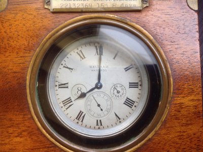 百年古董鐘 (8日機械) 鐘錶, 二戦潛艦用．