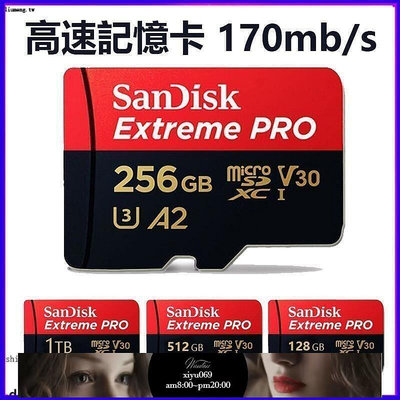 現貨：臺灣  SanDisk 高速記憶卡 1TB 512G micro sd 256G switch專用記憶卡 手機TF