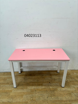 【吉旺二手家具生活館】二手/中古   粉色書桌  餐桌椅組 歐式餐桌-各式新舊/二手家具買賣