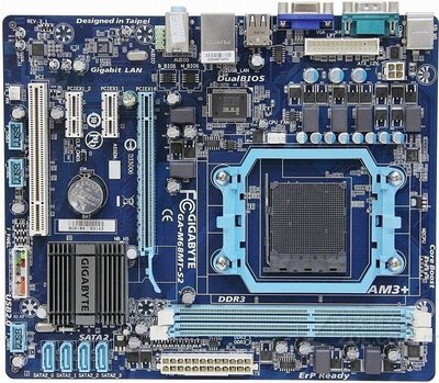 技嘉 GA-M68MT-S2 主機板、PCI-E、DDR3 RAM、支援AMD 六核心與FX系列處理器(95W)、附檔板
