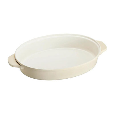 【BRUNO】BOE053-NABE 橢圓形陶瓷料理深鍋 BOE053 職人款電烤盤專用 陶瓷鍋 料理鍋 烤盤 電烤盤