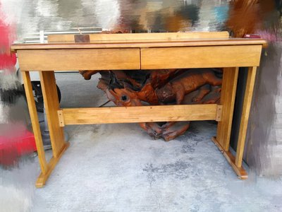 《鑫進行》全新 實木 書桌 讀書桌 4尺書桌 雙抽書桌 實木書桌 4尺書桌
