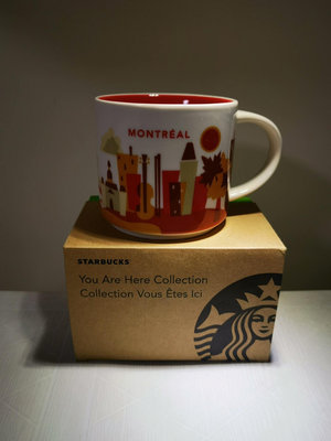 加拿大 星巴克 yah 蒙特利爾 城市杯 馬克杯 咖啡杯