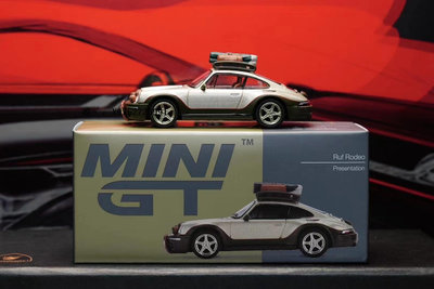 汽車模型[匠心]MINI GT 1:64 #421 魯夫RUF鴨尾寬體SCR 911 合金汽車模型玩具車