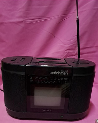 老式SONY索尼 Mega Watchman 卡帶/收音機/電視音響