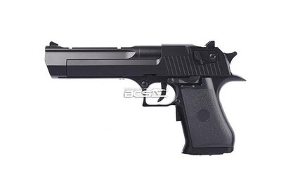 【武雄】 單連發版 UHC 653 黑色 沙漠之鷹 6mm 電動手槍，小朋友電動槍-FSES653