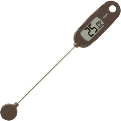一鑫餐具【日本 DRETEC 多利科 電子溫度計 O-274 咖啡色】公司貨料理食物溫度計