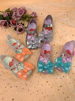 亞軒潮店 Melissa 梅麗莎兒童果凍涼鞋美*魚塑料沙灘鞋