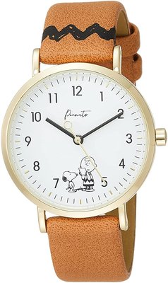 日本正版 Fieldwork PNT018-2 史努比 SNOOPY 手錶 女錶 皮革錶帶 日本代購