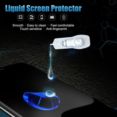 H 手機螢幕防指紋塗層 納米液態手機膜 納米塗層防指紋疏油防刮防水鍍膜 適用於iPhone 三星huawei