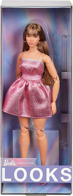 Ken &amp; Barbie #HBX95 _ 收藏型芭比娃娃 _2024 Looks時尚名模18關 #24號Y2K☆輕盒損