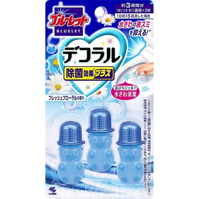 【東京速購】日本製 小林製藥 BLUELET DECO馬桶消臭 清潔 芳香 花辦凝膠 plus