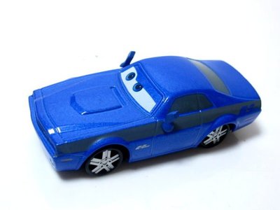 愛卡的玩具屋 美泰 汽車總動員2 合金車模 G4藍色跑車 美國間諜 Rod 扭矩(清倉價)