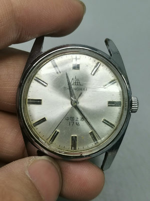 y上海1110手動機械錶，老上海牌1110手動機械錶，半鋼，早