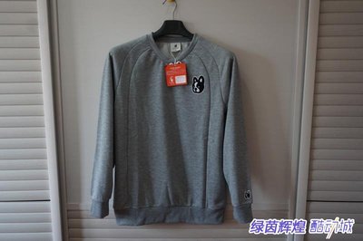 【WELL運動專賣】CP19576日本足球狗soccer junky運動衛衣休閒圓領套頭衫灰色