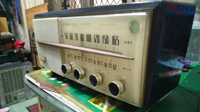 老日本製.昭和時代ナショナル.ラジオ.國際牌.２波段.真空管收音機....美品...