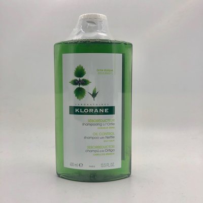 美國愛買 KLORANE蔻蘿蘭植物洗髮精 控油洗髮精400m