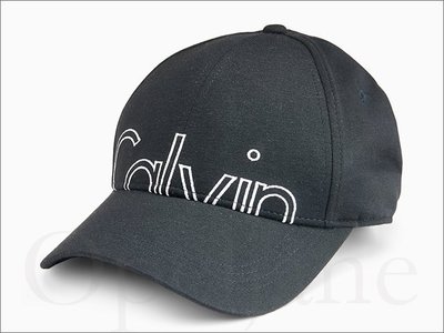 Calvin Klein Hat CK卡文克萊 空心LOGO黑色棒球帽子 鴨舌帽 防曬遮陽帽高爾夫球帽 愛Coach包包