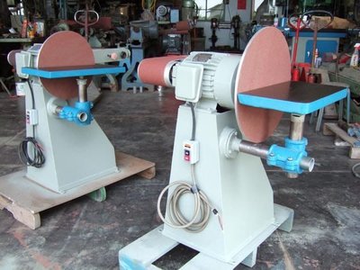 銅盛木工機械廠 二手 14英寸 圓盤砂 6X60英吋砂帶機 木工機械