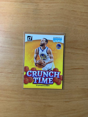 Stephen Curry Donruss Crunch time NBA 球員卡 特卡 球星 勇士