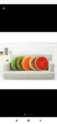 大人小孩都可用（台灣現貨）創意水果造型坐墊抱枕
