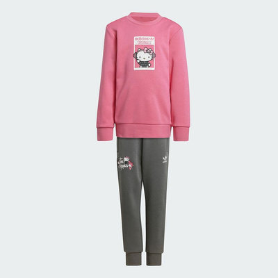 adidas HELLO KITTY 運動套裝 長袖/長褲 童裝 - Originals IT7919